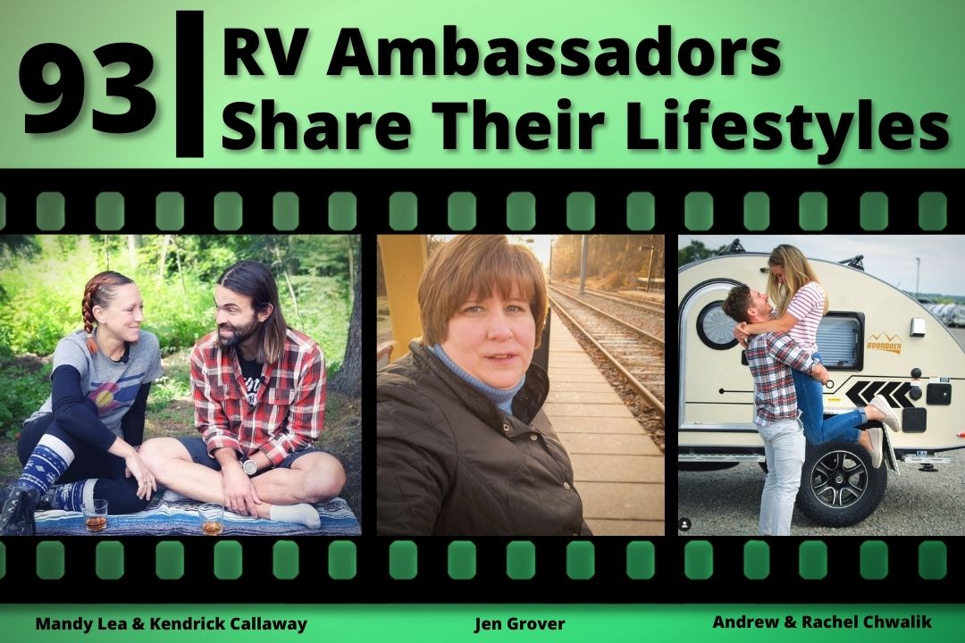 Episode 93 of the RV Small Talk Podcast shares the stories of several RV Ambassadors for nuCamp RV!